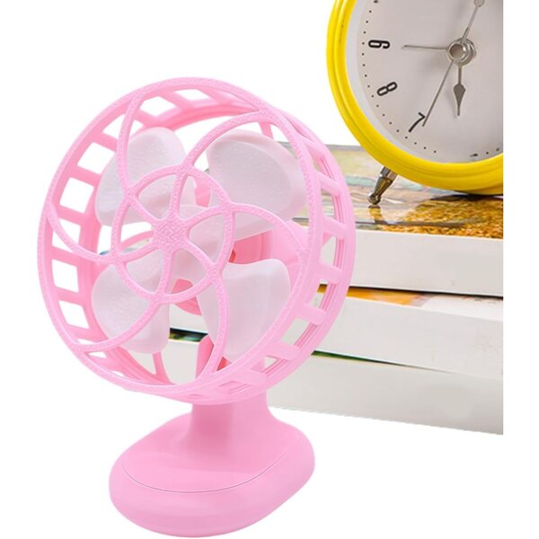 Realistischer Miniatur-Schreibtischventilator aus 3D-Material für Dekoration und Spiele