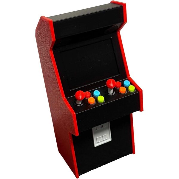 Modello Mini Macchina Arcade 1/12 Realistico per Diorami e Progetti Fai da Te