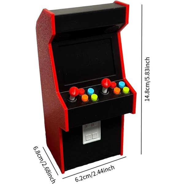 Modello Mini Macchina Arcade 1/12 Realistico per Diorami e Progetti Fai da Te