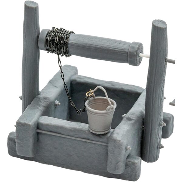 MagiDeal Mini Modello 1:35 Pozzo con Manovella per Diorami e Hobby Creativi