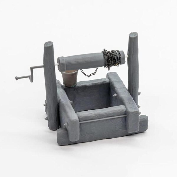 MagiDeal Mini Modello 1:35 Pozzo con Manovella per Diorami e Hobby Creativi