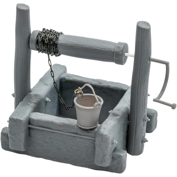 MagiDeal Mini Modello 1:35 Pozzo con Manovella per Diorami e Hobby Creativi