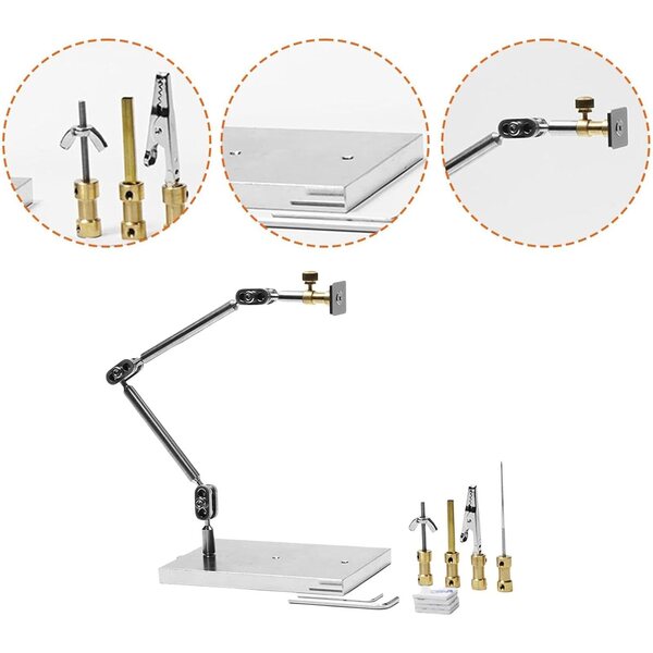 F Fityle Supporto Motion in Acciaio per Figure Anime con 5 Connettori, Base Stabile