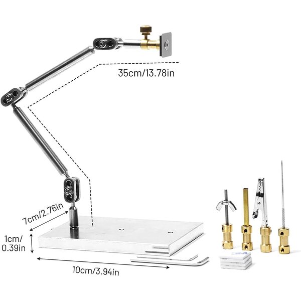 F Fityle Supporto Motion in Acciaio per Figure Anime con 5 Connettori, Base Stabile