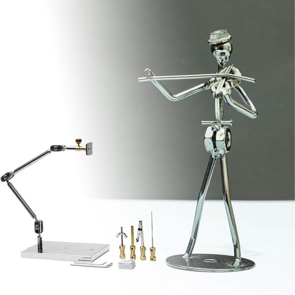 F Fityle Supporto Motion in Acciaio per Figure Anime con 5 Connettori, Base Stabile