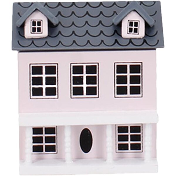 Modello Casa delle Bambole in Legno Fai da Te - Kit Mini Villa Decorativa e Realistica