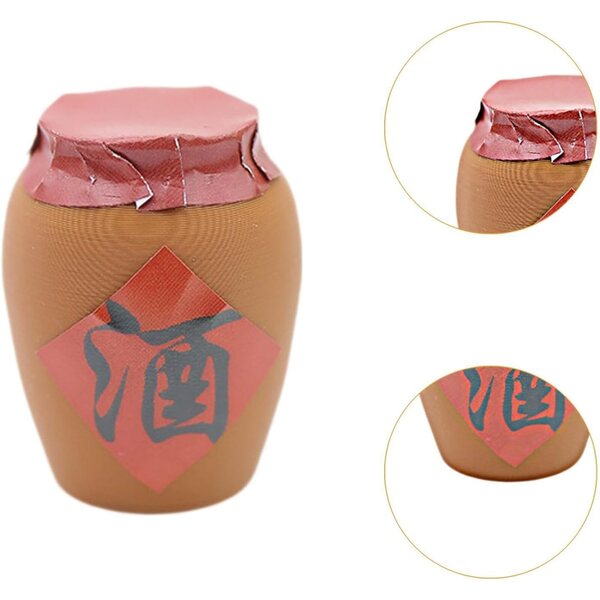 Chinesisches Miniatur-Weinglas für Puppenhäuser und Dioramen