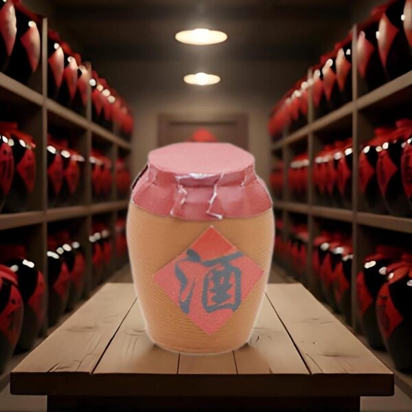 Chinesisches Miniatur-Weinglas für Puppenhäuser und Dioramen