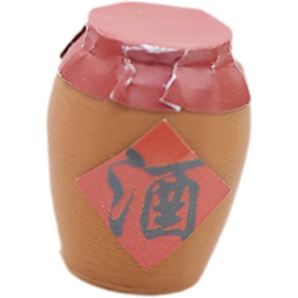 Chinesisches Miniatur-Weinglas für Puppenhäuser und Dioramen
