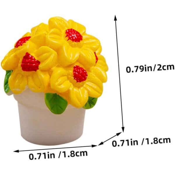 Hemobllo 12 Mini Bonsai in Vaso per Mini Case e Decorazioni da Scrivania