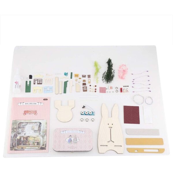 Casa delle Bambole in Miniatura Fai-da-te con LED - Temi Vintage e Accessori
