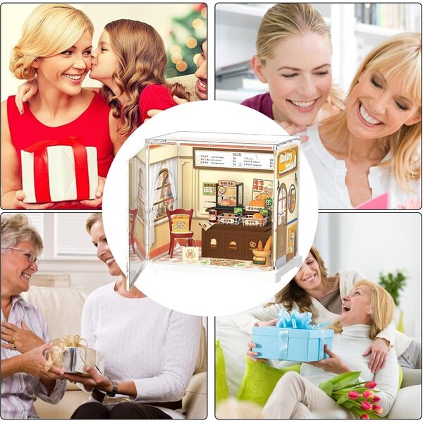 Miniatur-Hausbausatz für Teenager – robuste, kreative und dekorative Konstruktion