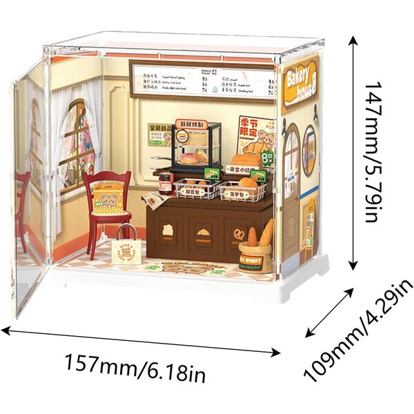 Miniatur-Hausbausatz für Teenager – robuste, kreative und dekorative Konstruktion