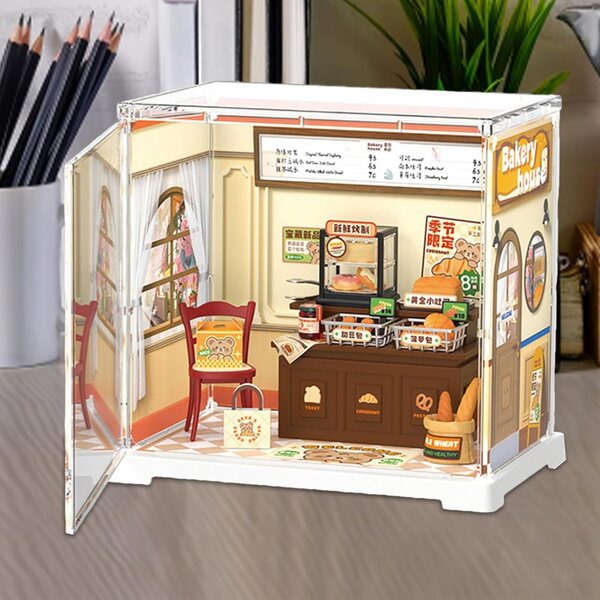 Miniatur-Hausbausatz für Teenager – robuste, kreative und dekorative Konstruktion