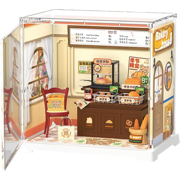 Miniatur-Hausbausatz für Teenager – robuste, kreative und dekorative Konstruktion