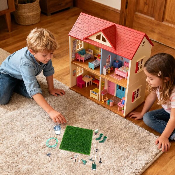 12-teiliges Miniatur-Gartenwerkzeug-Set für detailliertes Feen-Puppenhaus