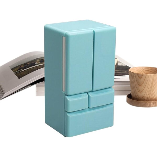 1:12 ABS-Puppenkühlschrank, realistische Puppenhausminiatur