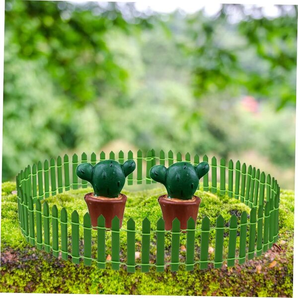 Miniatur-Holzzaun 2 Stück für Garten und Feenhaus