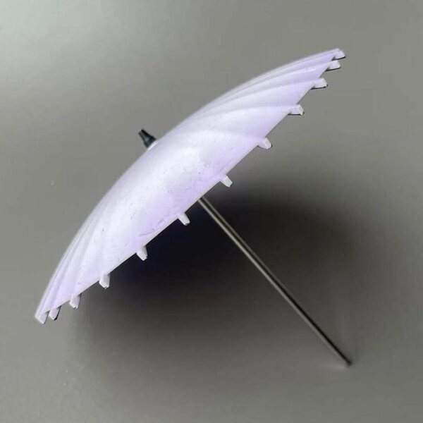 Mini-PVC-Regenschirm 1/12 für Puppenhaus – dekoratives Accessoire und Rollenspielzeug