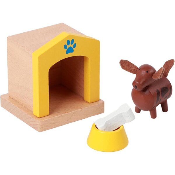 Set Mobili in Legno per Casa delle Bambole - Kit Miniatura Completo per Bambini 3+