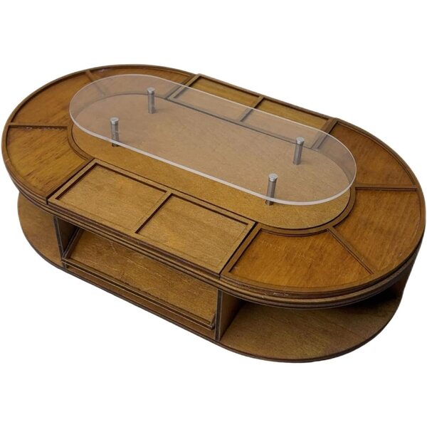 Brotregal Miniatur 1:6 und 1:12 aus Holz und Acryl für Puppenhäuser