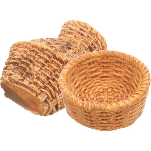 Set Mobili Miniatura ERINGOGO Cestini Intrecciati per Casa delle Bambole in Plastica