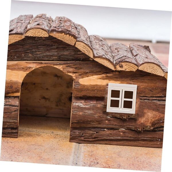 Set 6 pezzi porte e finestre in plastica beige per casa delle bambole - modellismo creativo