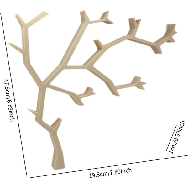 Libreria Miniatura Albero per Casa delle Bambole 1/12, Mobili in Legno e PLA