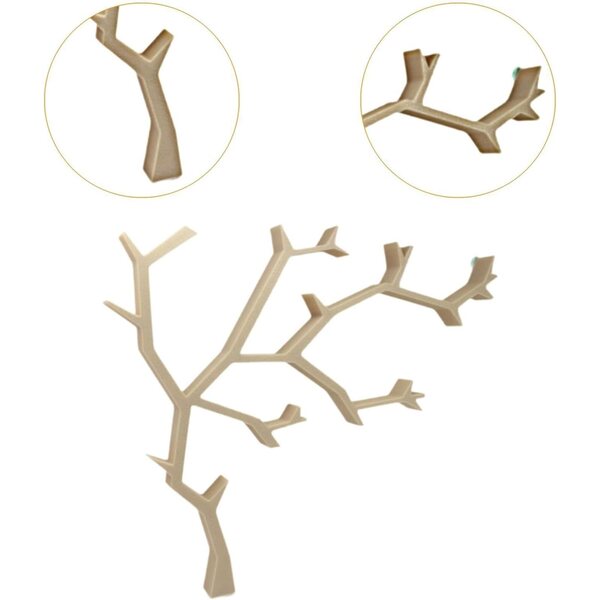 Libreria Miniatura Albero per Casa delle Bambole 1/12, Mobili in Legno e PLA