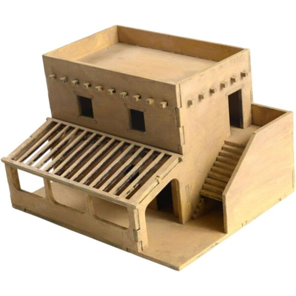 1:72 Architekturmodellbausatz aus Holz für DIY-Puppenhäuser