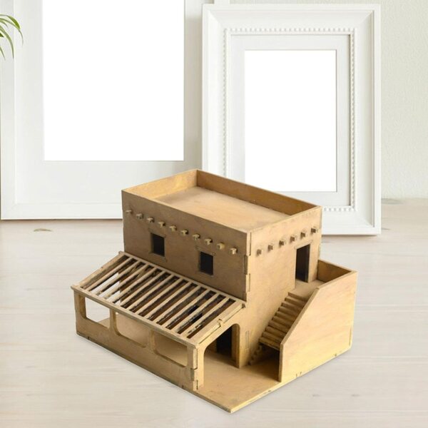 1:72 Architekturmodellbausatz aus Holz für DIY-Puppenhäuser