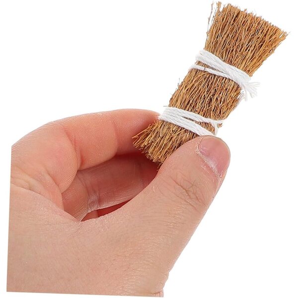 INOOMP 12 Mini Balle di Fieno in Miniatura per Decorazioni Case delle Bambole e Fotografia