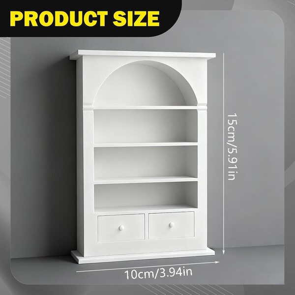 1:12 Miniatur-Schrank-Organizer für Fiocias Puppenhaus