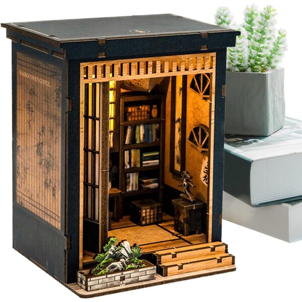 Kit Casa in Miniatura in Legno Stile Giapponese per Decorazione e Fai-da-Te