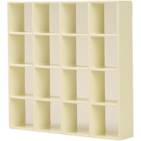 Sharplace Mensola Espositiva in Legno 1:12 per Casa delle Bambole Miniatura Bianca