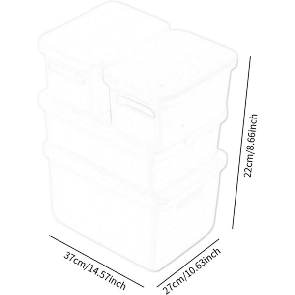 MagiDeal Set 4 Scatole Miniatura 1/12 per Casa delle Bambole Contenitori Marrone