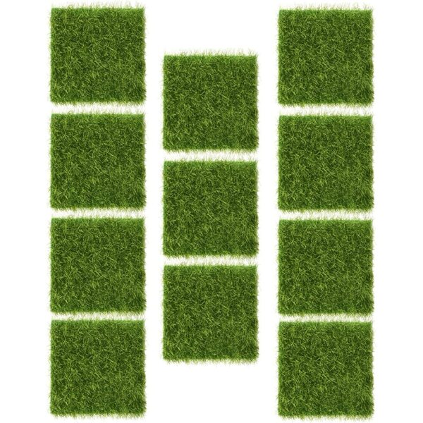10 Pezzi Tappeto Erboso Miniatura RASTKY per Mini Giardini e Decorazioni Vasi