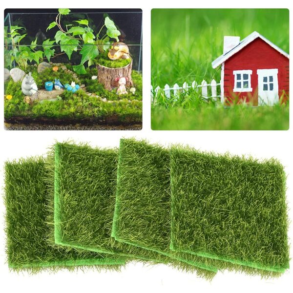 10 Pezzi Tappeto Erboso Miniatura RASTKY per Mini Giardini e Decorazioni Vasi