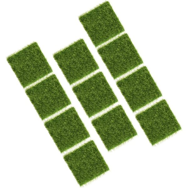 10 Pezzi Tappeto Erboso Miniatura RASTKY per Mini Giardini e Decorazioni Vasi