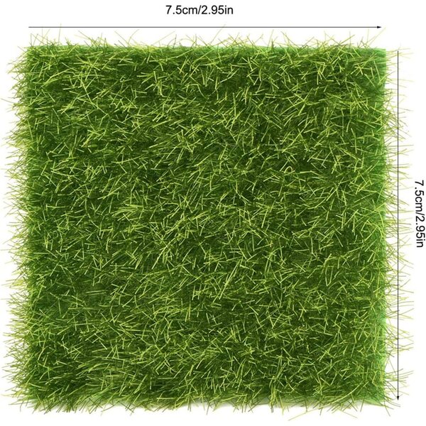 10 Pezzi Tappeto Erboso Miniatura RASTKY per Mini Giardini e Decorazioni Vasi