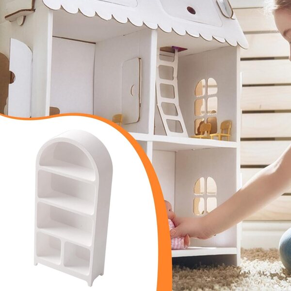 Milageto Libreria Miniatura 1:12 per Case delle Bambole, Accessorio Fatta a Mano
