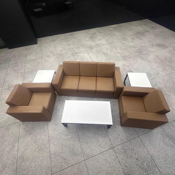 Oshhni Sofa Miniaturgarage 1/18 realistisches Modell für Puppen und Dioramen