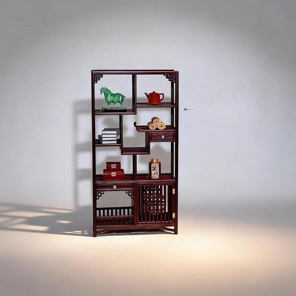 Mini Set sedie e mobili cinesi 1:12 per casa delle bambole, stile tradizionale
