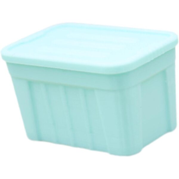 Sharplace Mini Scatola Portaoggetti in PLA per Casa delle Bambole 1:12, Decorazione Realistica