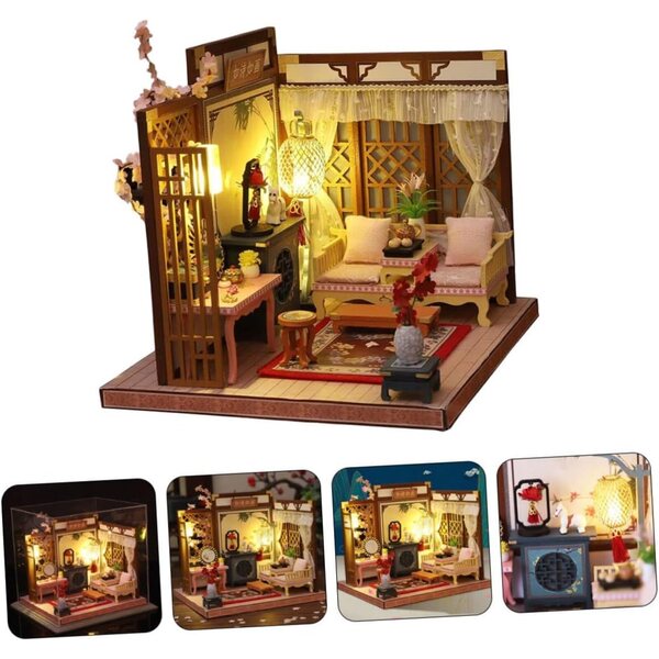 BESPORTBLE Home Miniatur-DIY-LED-Kit, langlebige und kreative Tischdekoration