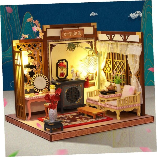 BESPORTBLE Home Miniatur-DIY-LED-Kit, langlebige und kreative Tischdekoration