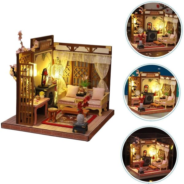 BESPORTBLE Home Miniatur-DIY-LED-Kit, langlebige und kreative Tischdekoration