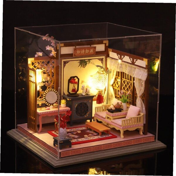 BESPORTBLE Home Miniatur-DIY-LED-Kit, langlebige und kreative Tischdekoration