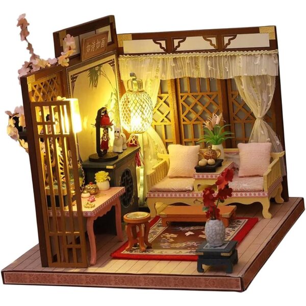 Alasum Kit Casa in Miniatura Fai da Te Resistente e Dettagliata per Decorazioni Uniche