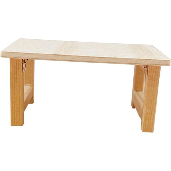 Mini Tavolo in Legno per Casa delle Bambole - Mobili Decorativi Fatti a Mano